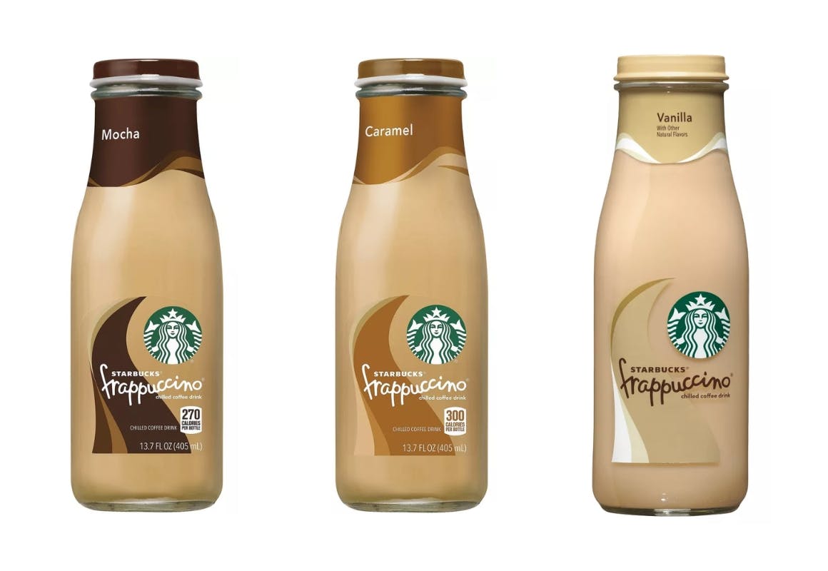 3 Starbucks Frappuccinos