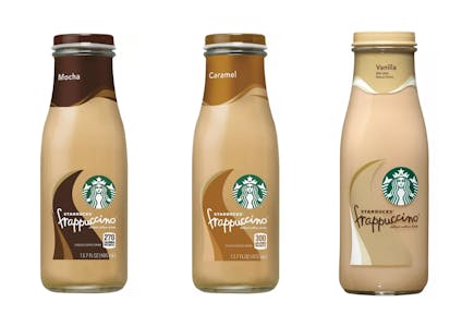3 Starbucks Frappuccinos
