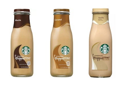 3 Starbucks Frappuccinos