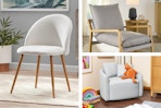 mainstays, better homes and gardens, beautiful accent chairs