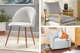 mainstays, better homes and gardens, beautiful accent chairs