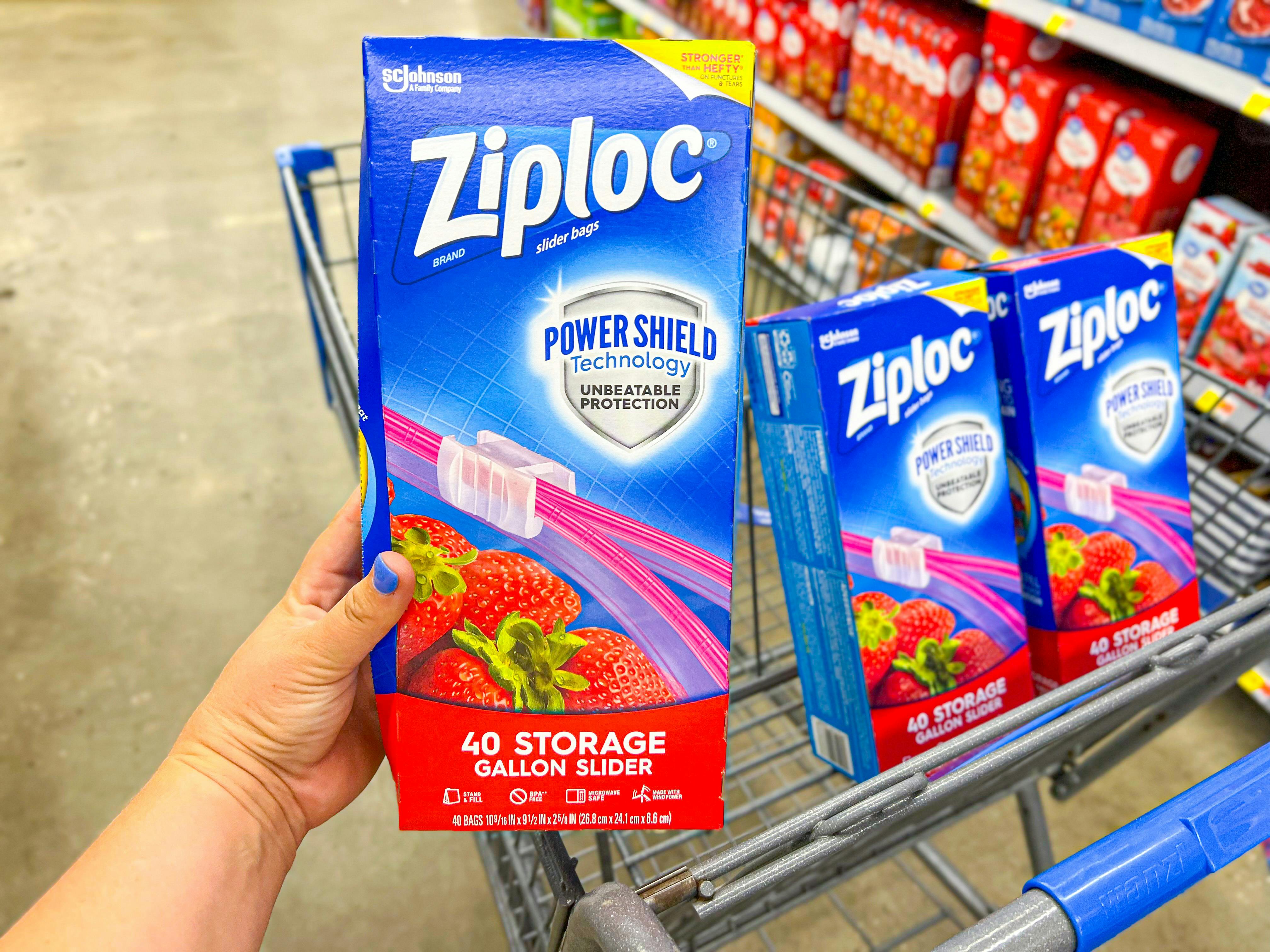 Ziploc Slider Gallon Freezer Storage Bags, 10 ct - Fry's Food Stores