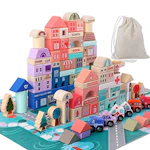 Wooden Building Blocks Set