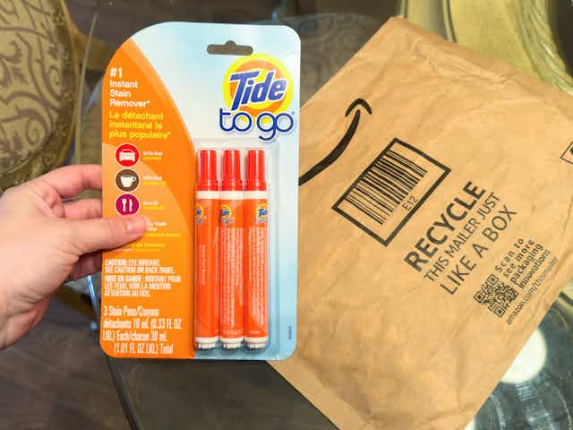 Get Tide To Go Pens for as Low as $1.90 Each on Amazon card image