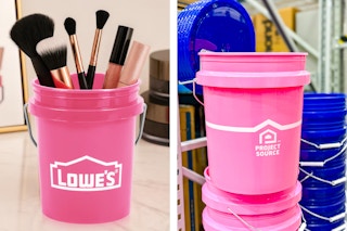 Lowe's + Project Source Pink Buckets