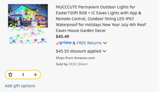 Outdoor Light Discount