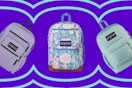 3 jansport backpacks side by side