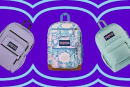 3 jansport backpacks side by side