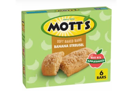 2 Mott's Soft Baked Bars