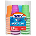 Hefty Party On Disposable Cups