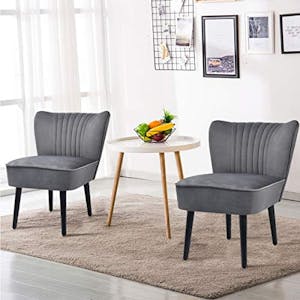 Velvet Accent Chair 2-Pack