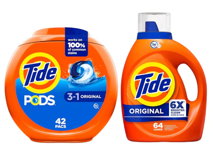 2 Tide Detergents (106 loads)