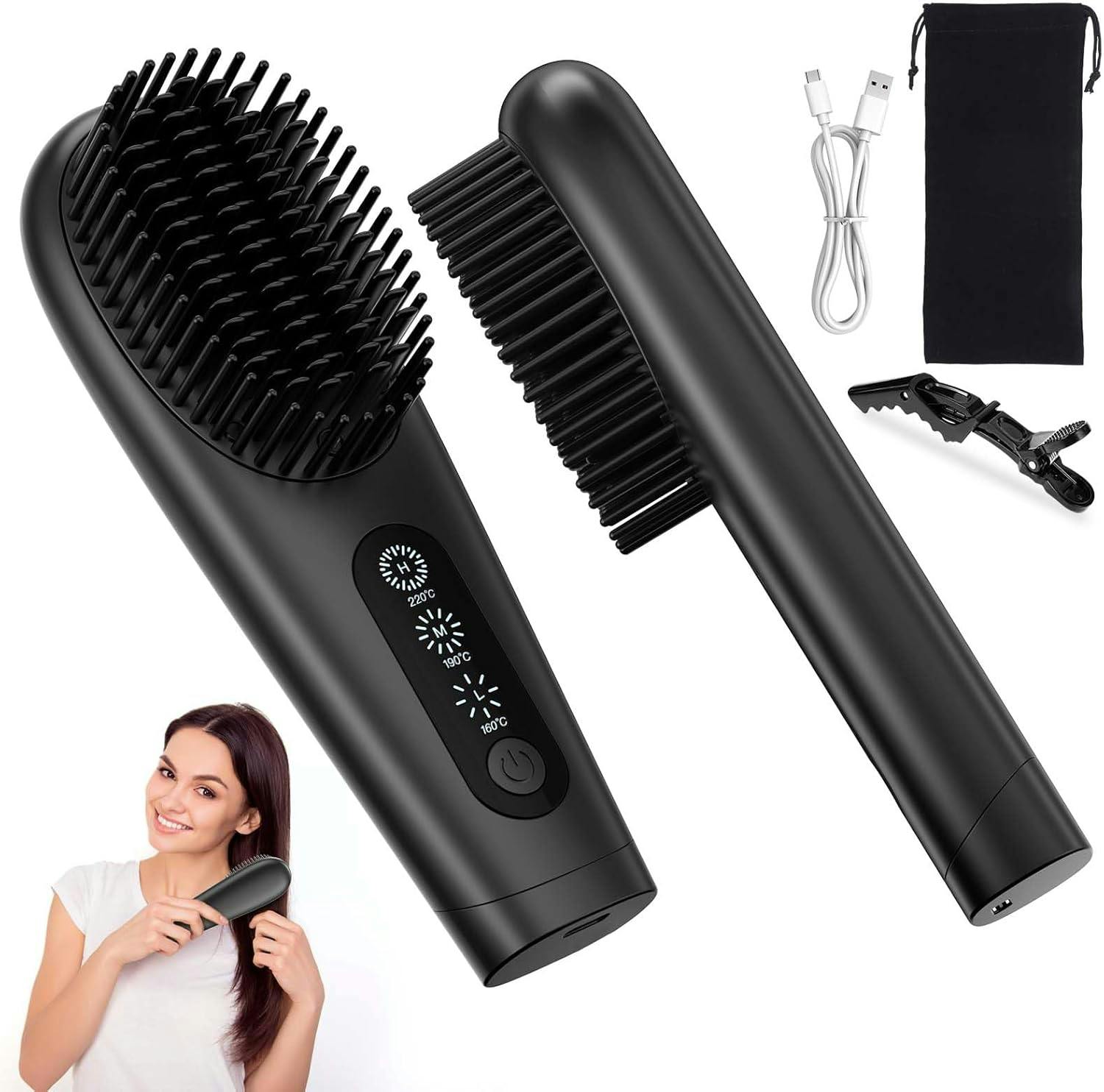 Hair Straightener Brush