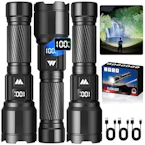 Rechargeable Flashlights 3-Pack