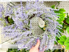 $6 Faux Wreaths at Target: Boxwood, Pampas, and Lavender (Reg. $10) card image