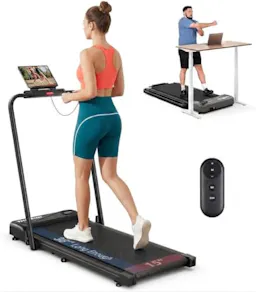 Walking Pad with Handle Bar