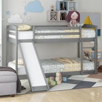 Twin over Twin Bunk Bed with Slide