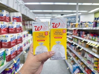 walgreens brand trash bags