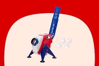 pitching machine on a KCL template