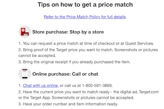 target-price-match-policy