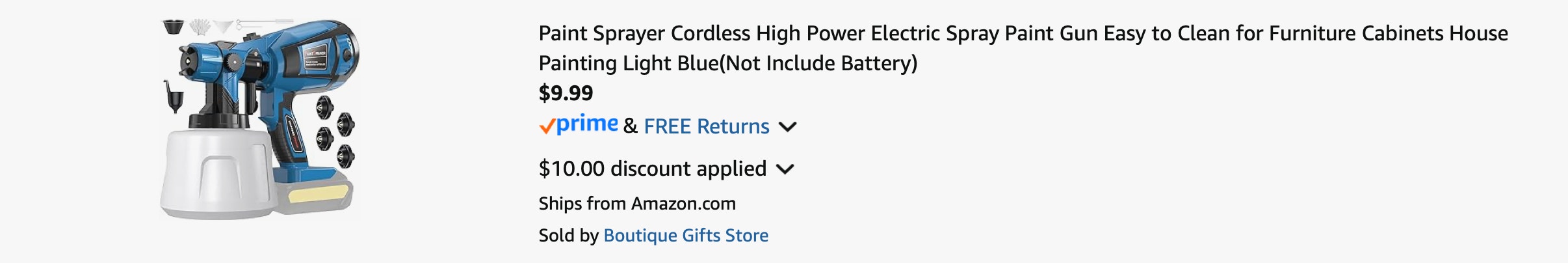 Amazon Cordless Paint Sprayer 2025