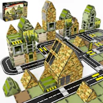 Magnetic Tiles Army Building Set