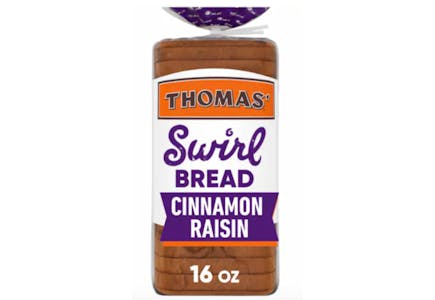 2 Thomas' Bread Loaves