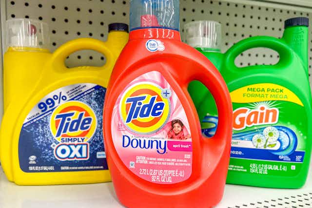 Large Tide and Gain Detergent, Only $8.99 Each at Rite Aid (43% Savings) card image