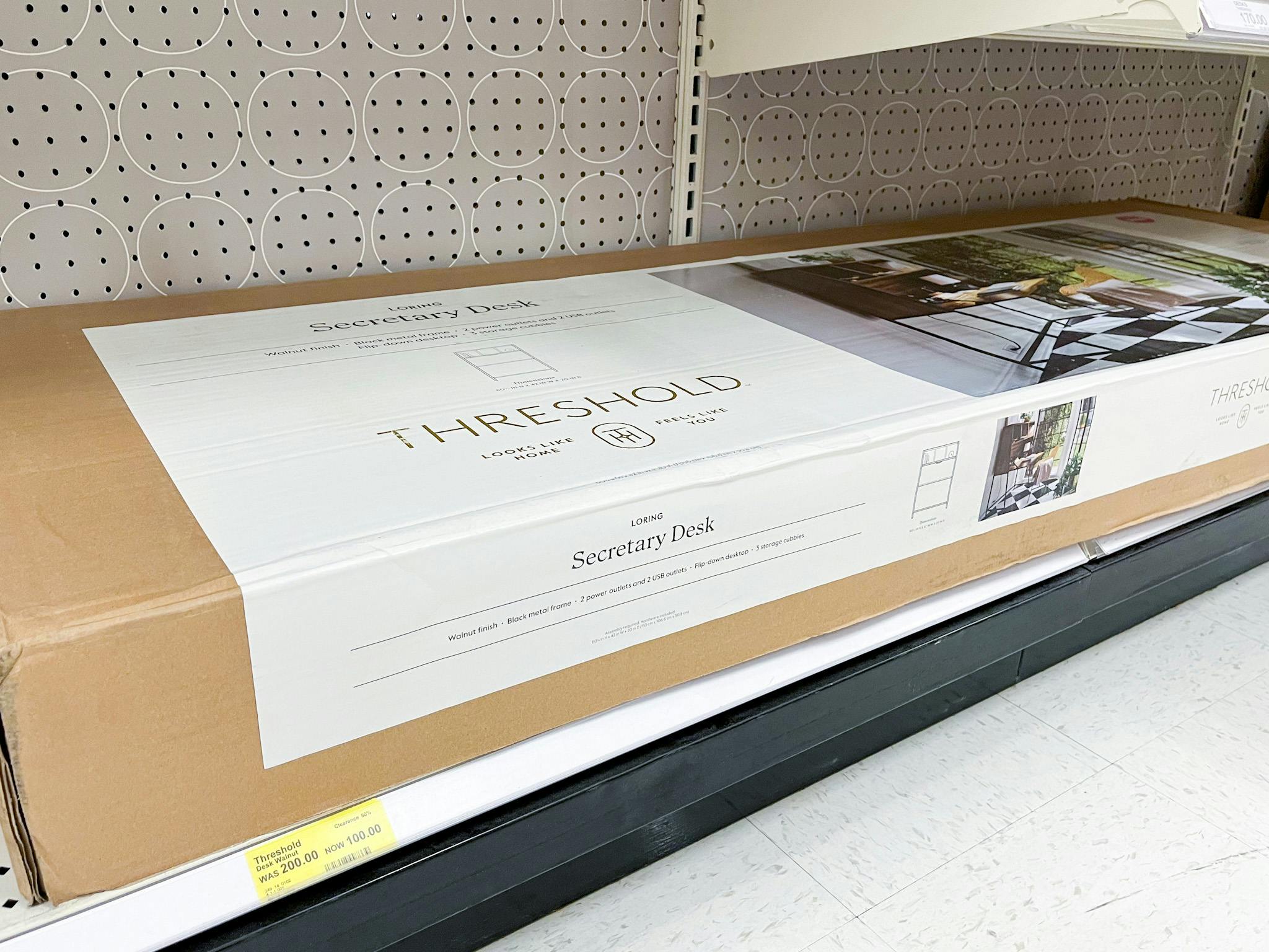 Threshold Desk with Charging Station