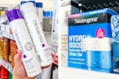 collage with paul mitchell and neutrogena products