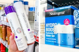 collage with paul mitchell and neutrogena products