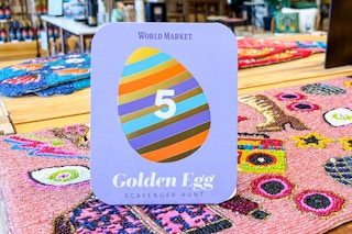 world market scavenger hunt golden egg