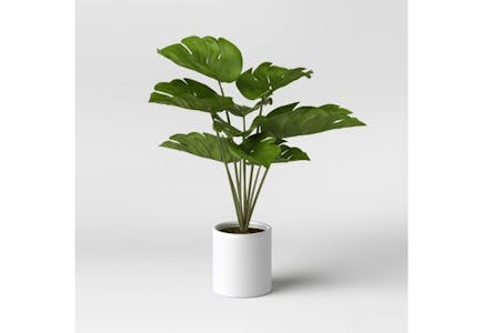 Threshold Potted Faux Monstera Plant