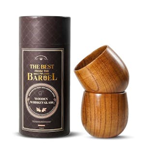 Wooden Bourbon Whiskey Glasses