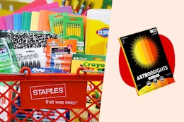The Staples Back-to-School Sale Brings 4 Weeks of Freebies Starting July 20 card image