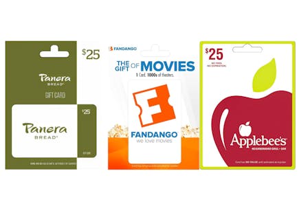 2 $25 Gift Cards