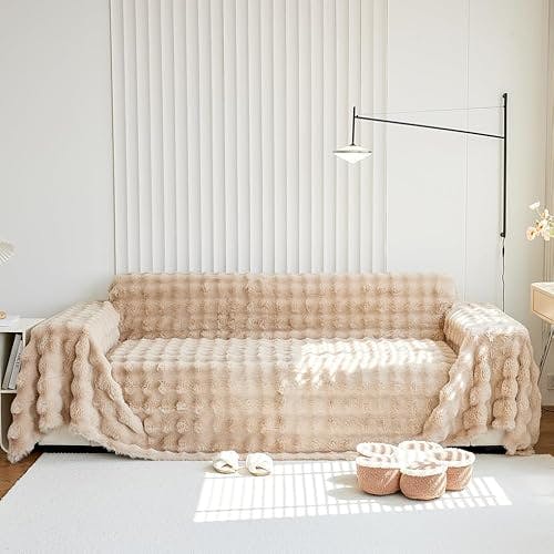 Faux Fur Couch Cover