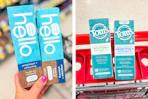 collage image of hello and tom's toothpaste