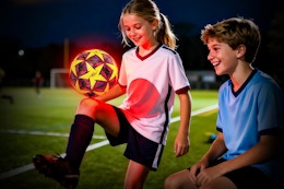light up soccer ball