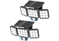Solar Outdoor Floodlights Set