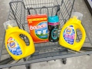 tide simply downy bounce in walgreens cart