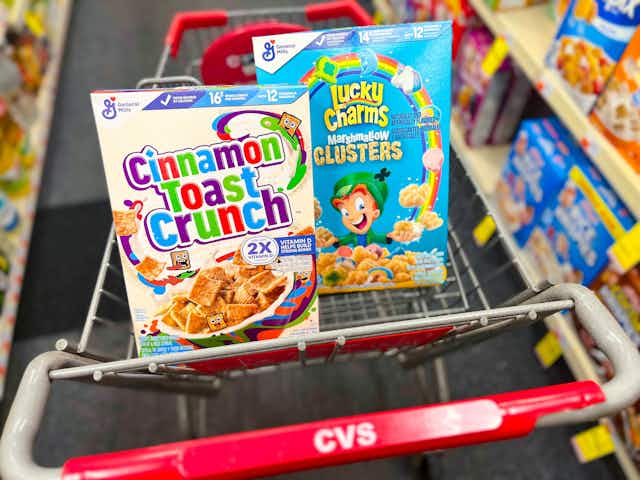 Cheap General Mills Cereal at CVS — $1.49 per Box  card image