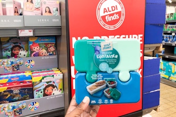 aldi little journey snap and go pods or puzzle container handheld