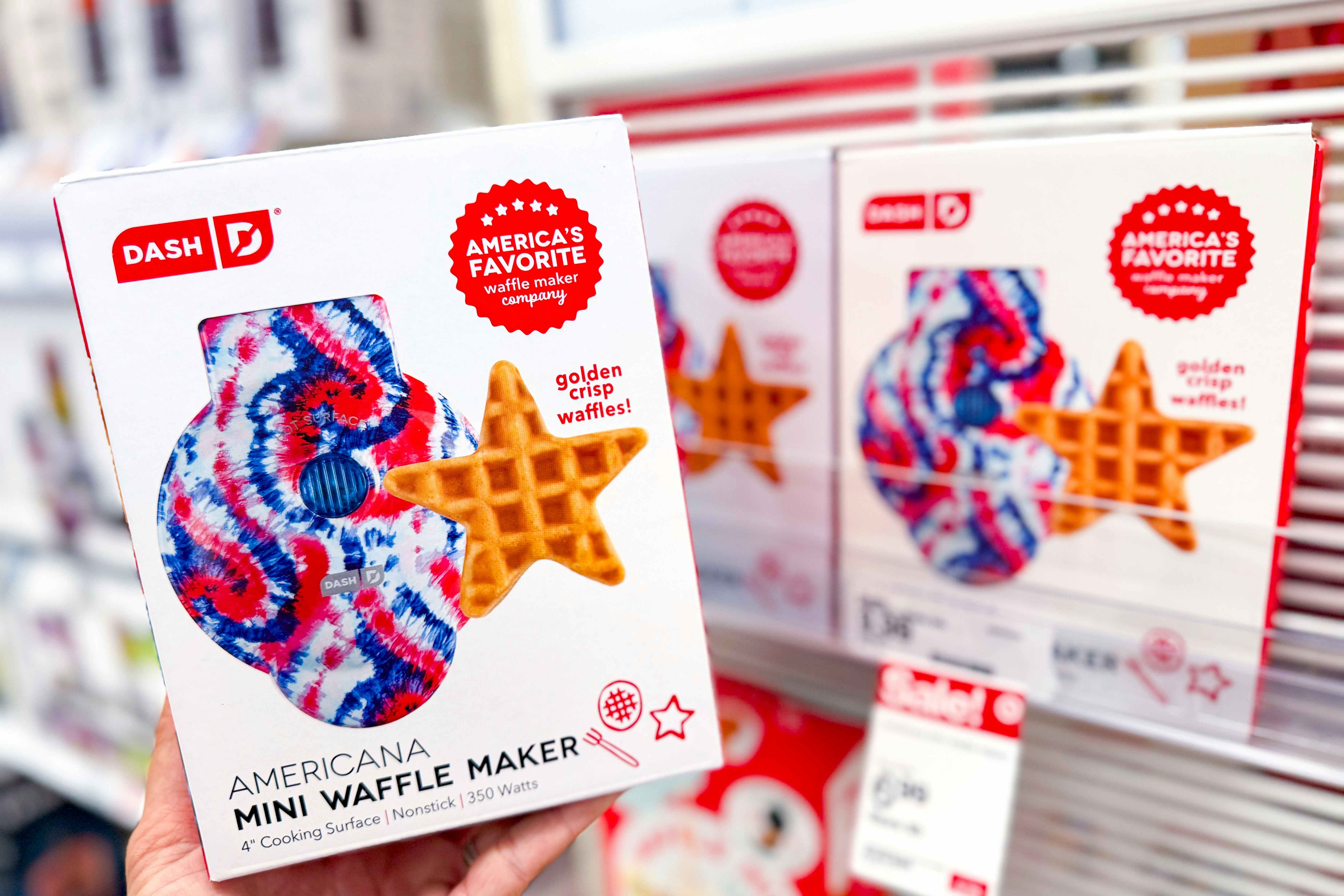 Dash Americana Waffle Makers, Only $6.64 at Target — Best Price Ever