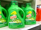 Gain Laundry Detergents on a shelf