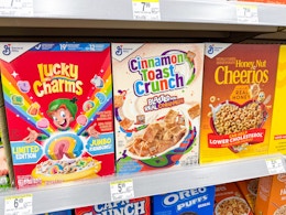general mills cereal on walgreens shelf