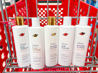 Target Dove Beauty shampoo & conditioner