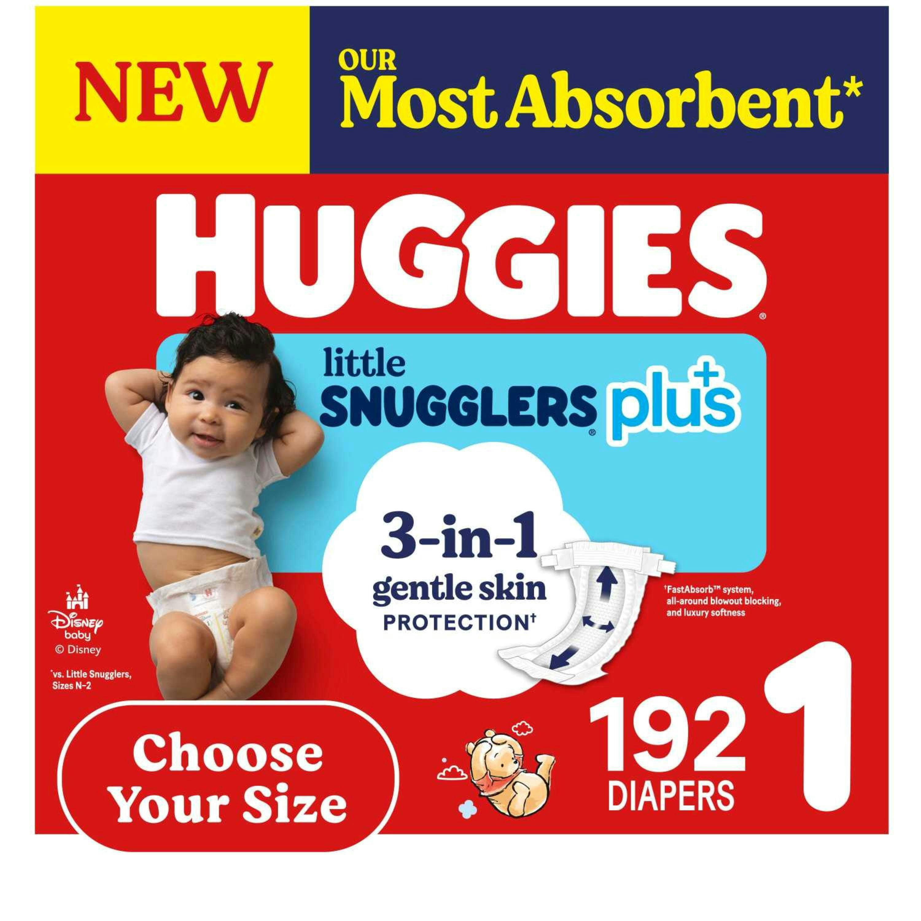 Huggies Little Snugglers Plus Diapers Box