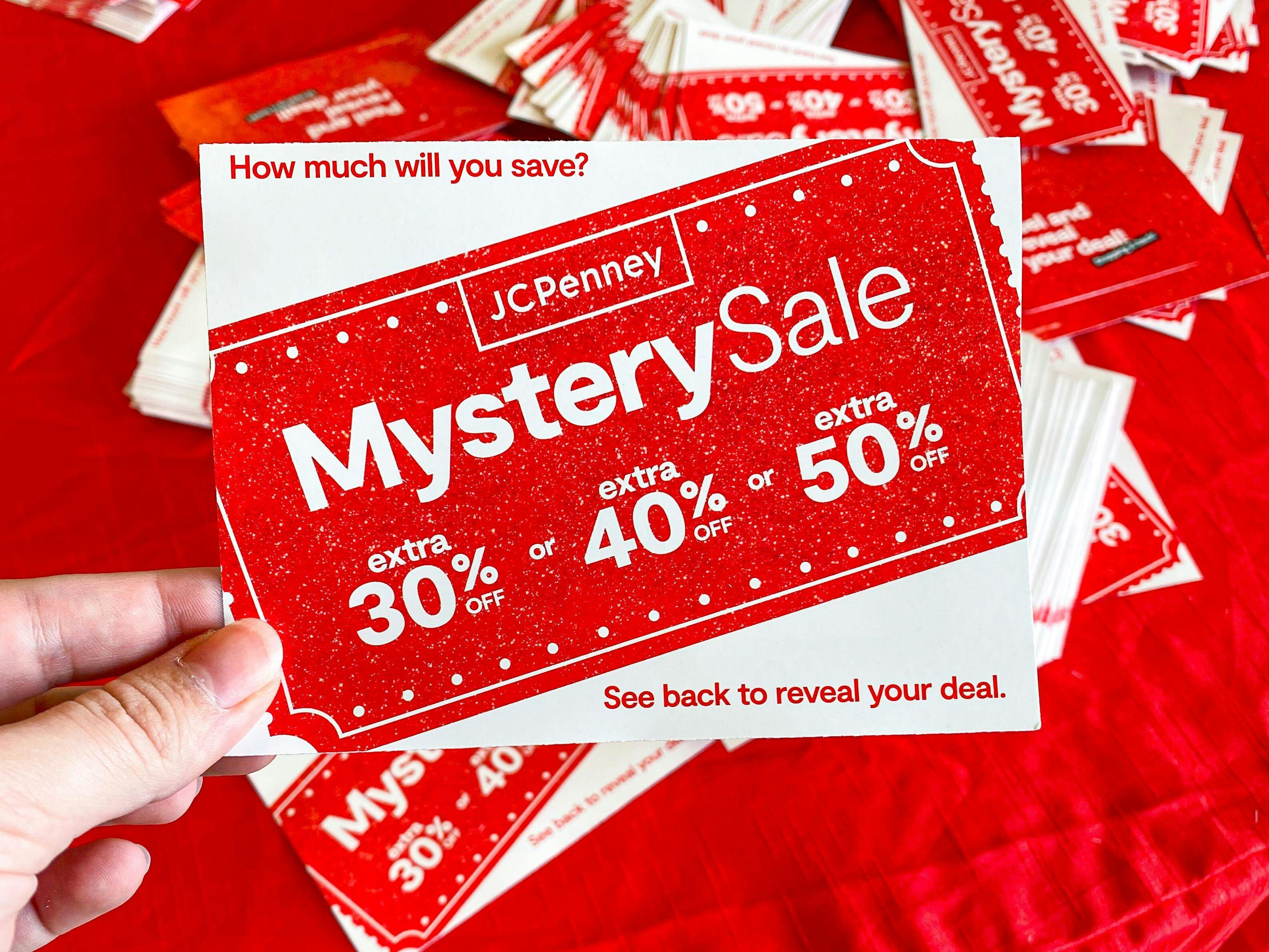 JCPenney Mystery Sale 2025 The Krazy Coupon Lady