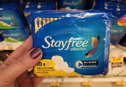 Stayfree Pads, Only $1.29 at Kroger